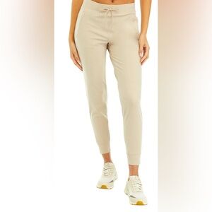 Beige Jogger Pants